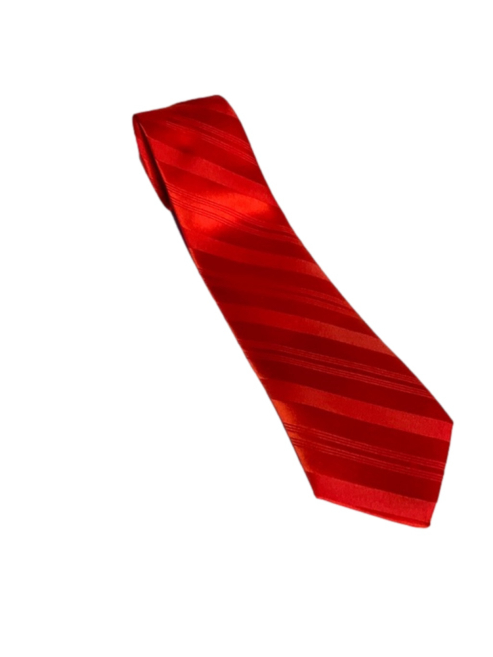 Pierre Valery Red striped tie